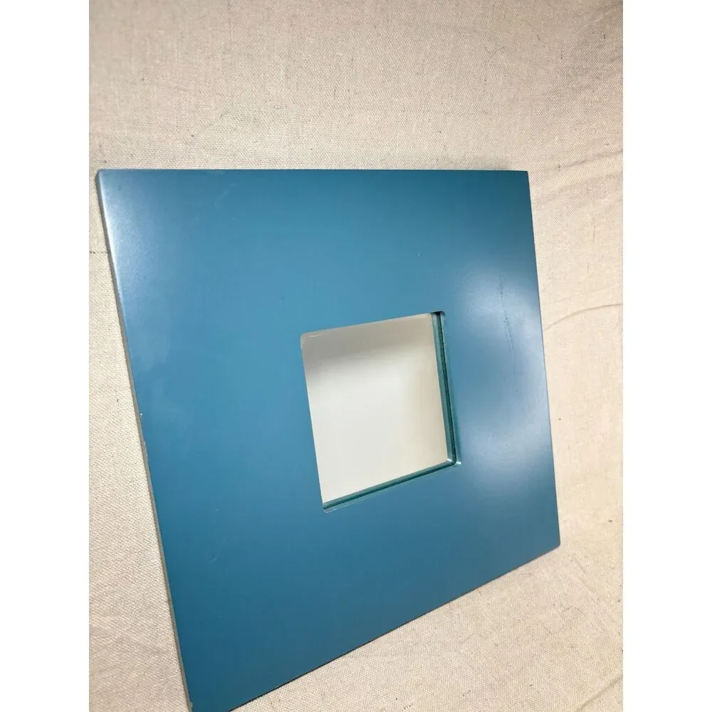 Ikea Malma Mirror Blue Square Free-Standing Decor READ DESCRIPTION